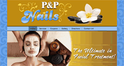 Desktop Screenshot of prettypamperednails.com